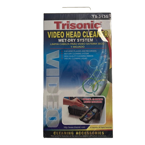 Trisonic video head cleaner - trisonic,