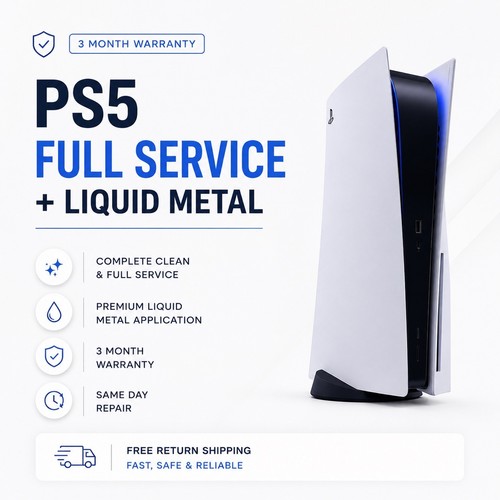 Ps5 overheating repair service - ps5,